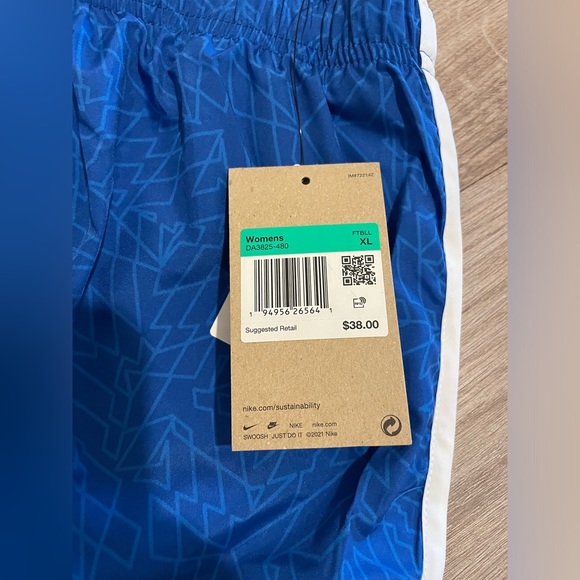 NWT Nike Florida Gators Shorts Women's XL Blue Dri-Fit Lined Athletic Running - Picture 3 of 9